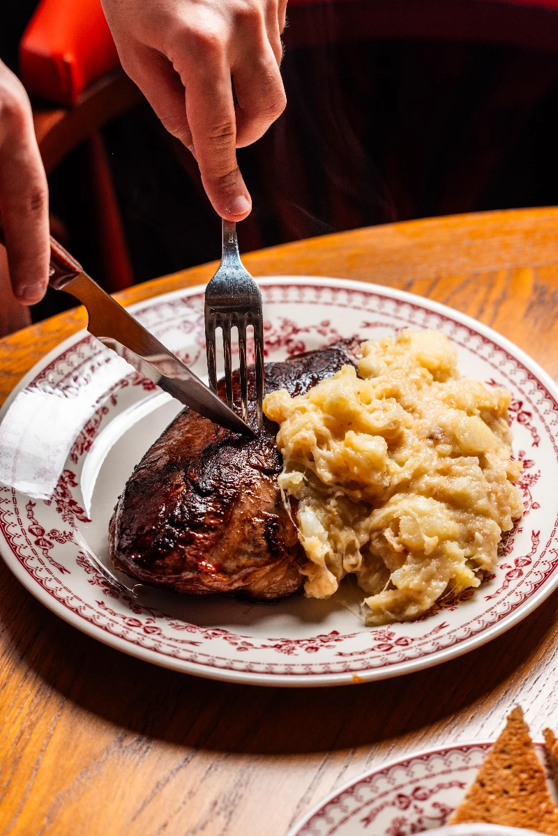 magret de canard entier et truffade